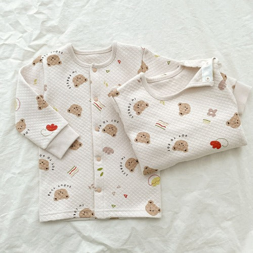 絎縫棉居家服套裝