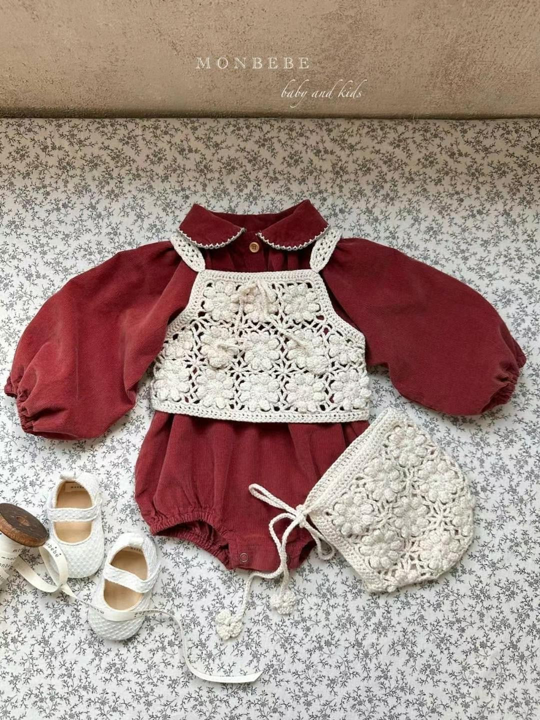 棉麻雪紡爬服