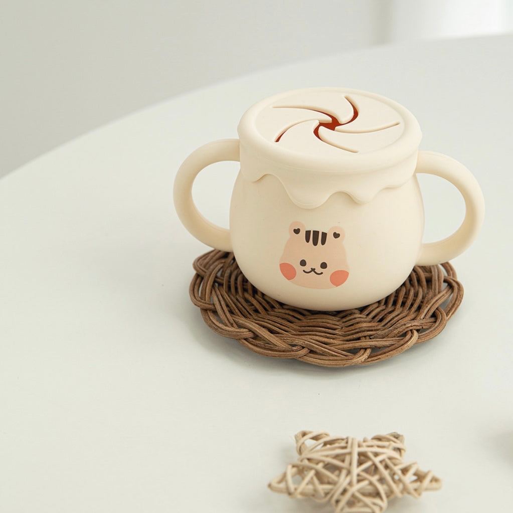 HONEY JAR~矽膠零食吸管倆用杯