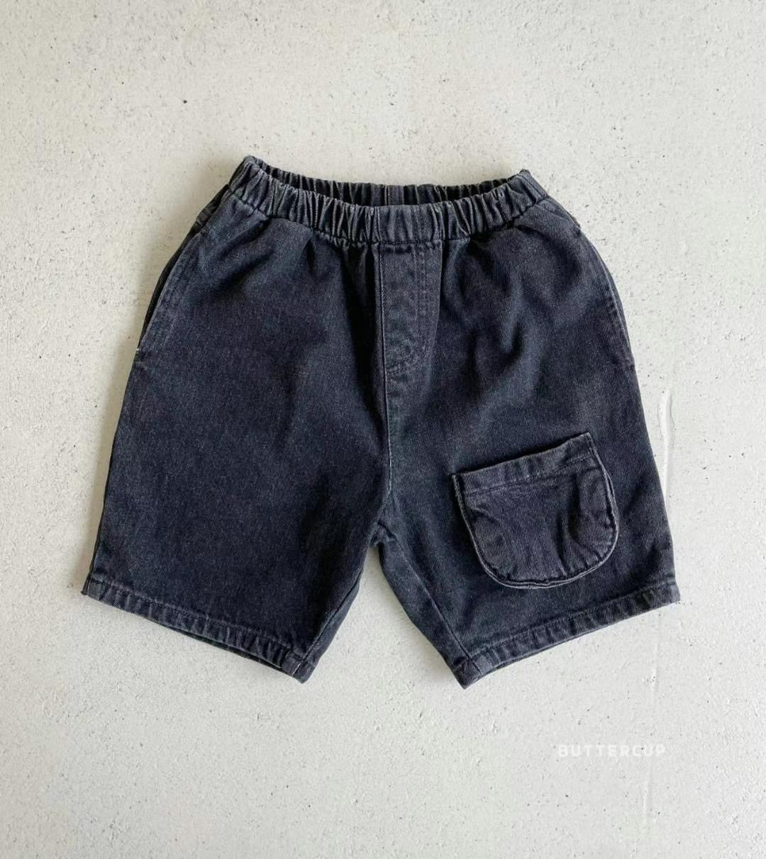 口袋6分褲