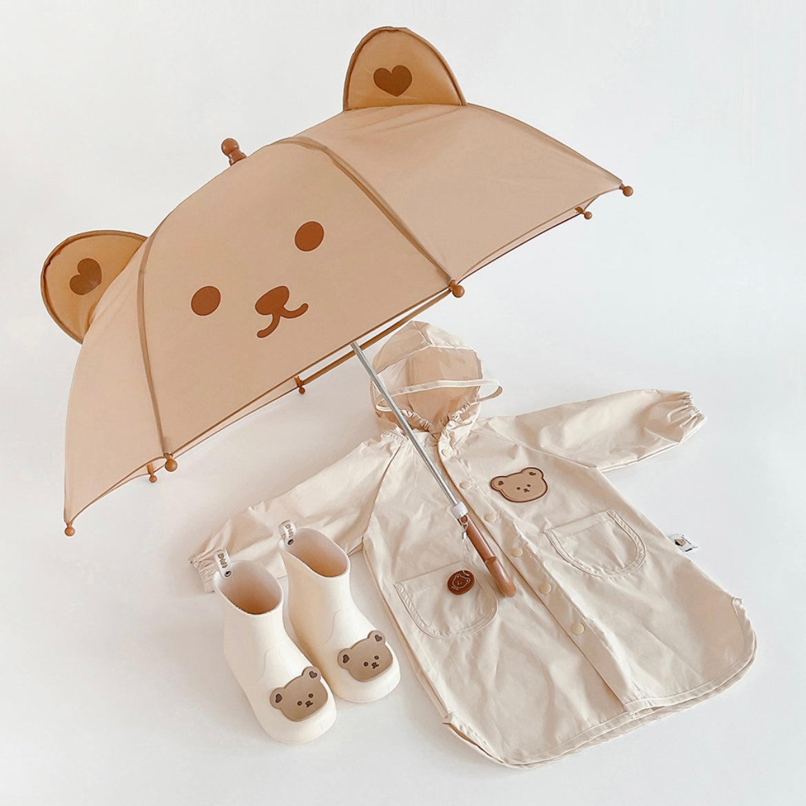 DOTTODOT x AGUARD兒童熊仔雨傘