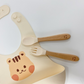 BABY自主進食系列-櫸木矽膠勺叉套裝